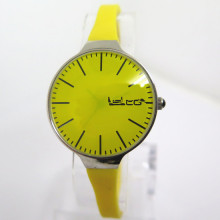 Relógio de moda de silicone novo estilo da mulher assistir relógio quente barato (hl-cd041)