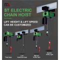 Electric chain hoist with handle trolley