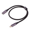 USB C Cable de extensión del adaptador masculino a femenino