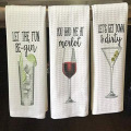 Alcohol Printed Microfiber Tea Towels