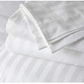 custom luxury white stripe 5-star hotel bedding sets