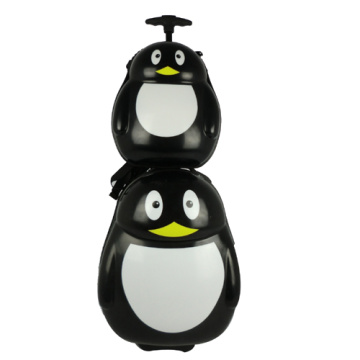 caixa do trole animal pinguim para crianças