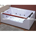 Weiße Acryl Sanitäre Whirlpool Massage Badewanne (OL-676)