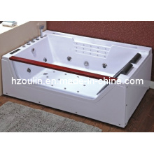 Banheira de massagem de hidromassagem sanitária de acrílico branco (OL-676)