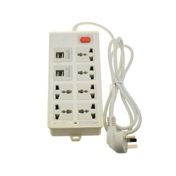 Universal 4 usb 6 outlets Extension Socket