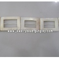 rectangular shape fresh water shell bead