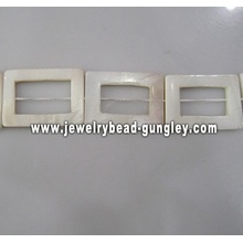 rectangular shape fresh water shell bead