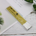 14.5cm Height Metallic Color Paper Wrapped Pencil Candle