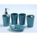 5pcs plastic bathroom accessory set