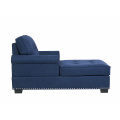 Klassische Leinenstoff Royal Chaise Lounge