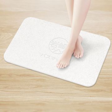 Japanese design non slip diatomite bathroom floor mat