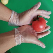 Guantes de mano de vinilo desechables no estériles en polvo