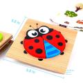 Wooden Puzzle Jigsaw Toy 6/8 Pack Puzzle Toys for Toddlers 2-3-4 Years Old boy and Girl Birthday Gift Educational Kids Toys
