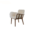 Kago Fur Easy Dining Chair