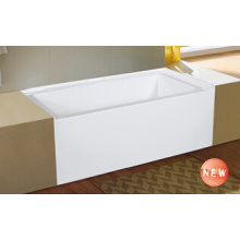 High Quality Simple Apron Built-in Bathtub (WTM-02845)