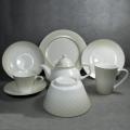 Porcelain Dinnerware Set w/Gold Rim