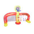 Niños deportivos personalizados 3in1 bolos inflables de fútbol inflable