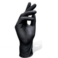 Gants jetables en nitrile noir sans poudre