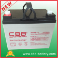 Cbb Venta al por mayor 12V 38ah batería solar de gel para barredora