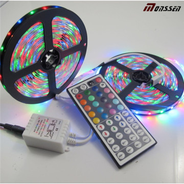 5m 5050 RGBW LED Strip 60LEDs/M RGB with 44 Keys IR Remote Controller