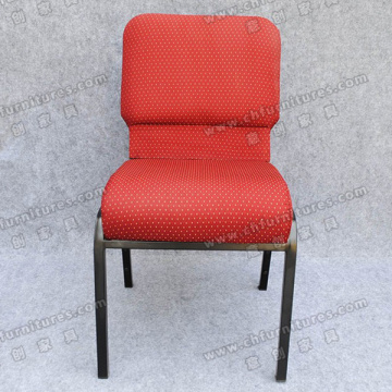 Silla de iglesia comercial de patrón rojo (YC-G36-06)