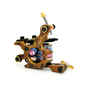 Sunskin Evolution Black Sun Style Brass Handmade Tattoo Machines