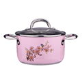 Cuisine de couleur rose 10 pièces SS Cookware Cookware