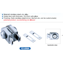 Stainless Steel O Zinc Alloy Glass Door Lock