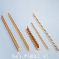 copper steel h channel sizes