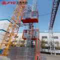 2000kg single or double cage construction elevator