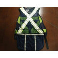 Safety Vest Black Colour with Reflective Caution Band 100%Polyester