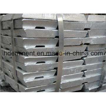 99.99% Pure Zinc Ingots for Electroplating