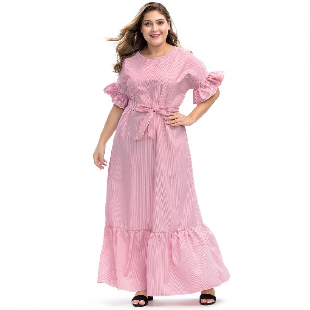 Pink Plus Size Dress Jpg