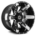 Roues de camion F250 jantes noires pour chevy silverado