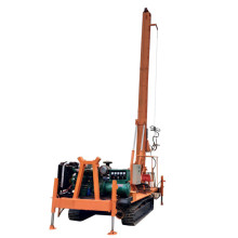 Ground screw spiral pile drive Folding piling machine