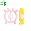 Promotion Antlers Design Round SiliconeTeether for Babies