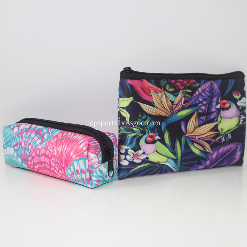 Neoprene cosmetic bag