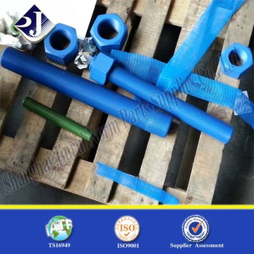 China Supplier Ts16949 parafuso prisioneiro com revestimento azul PTFE