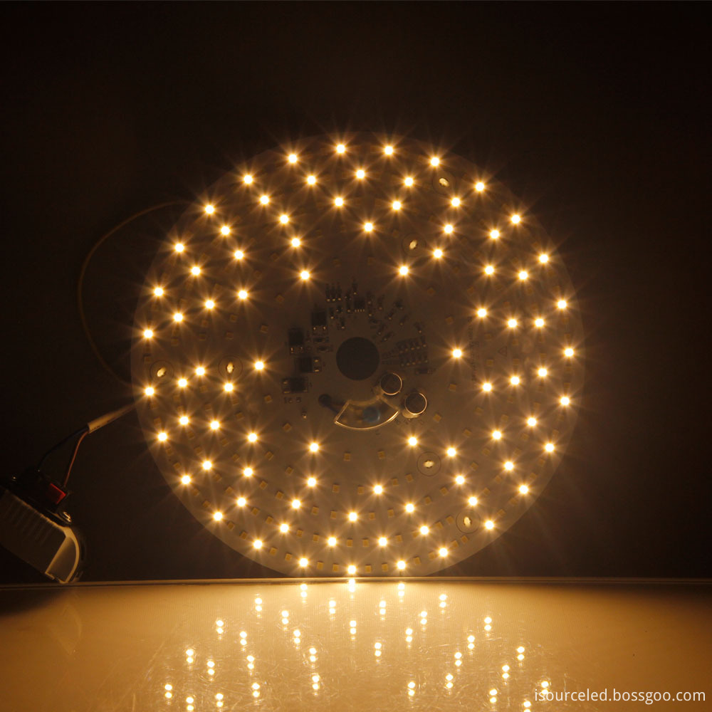 Colorable 24W light source module dimming effect diagram