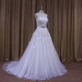 Fashion A-Line Bridal Gowns Beading Lace