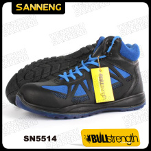 Zapato de seguridad deportivo estilo tobillo con compuesto del dedo del pie (SN5514)