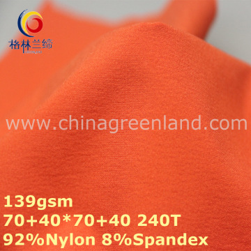 Nylon Two-Ways Spandex Plain Dyeing Fabric for Garment (GLLML292)