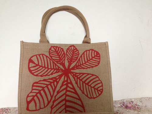 Promotional Logo Printed Jute Tote Bag (3)