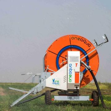 Farmland watering hose reel irrigation machine