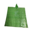 Biodegradation corn starch PLA Rain Poncho