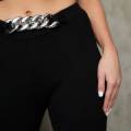 Womens Fashion Slim Fit Rib Casual Pants