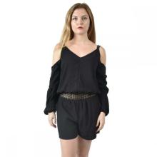 Neue Stoff Freizeit Modebluse Frauen