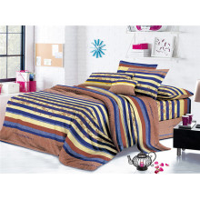 Indoor Polyester Cotton Striped Plain Dyed Bed Covers