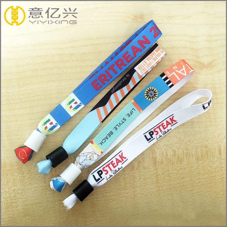 Promotion gifts disposable identify short wrist lanyard