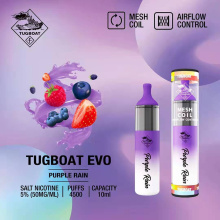 Nouveau Tugboat Evo Dispositif de Vape jetable Evo 4500